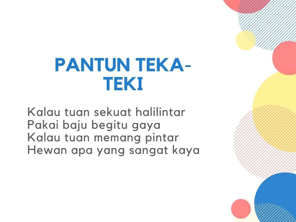 Pengertian Pantun: Tujuan, Fungsi, Jenis, Ciri-ciri Dan