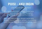 pengertian dan contoh puisi