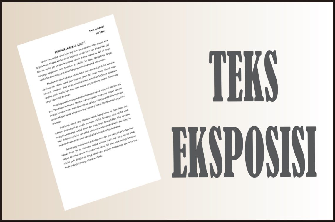 Materi bahasa indonesia teks eksposisi