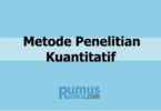 contoh penelitian kuantitatif