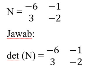 Rumus dan Contoh Determinan Matriks – Gramedia Literasi