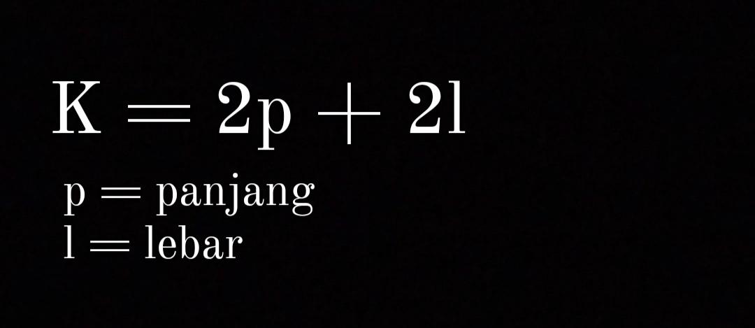 Rumus Persegi Panjang Lengkap serta Contoh Soal dan Pembahasannya